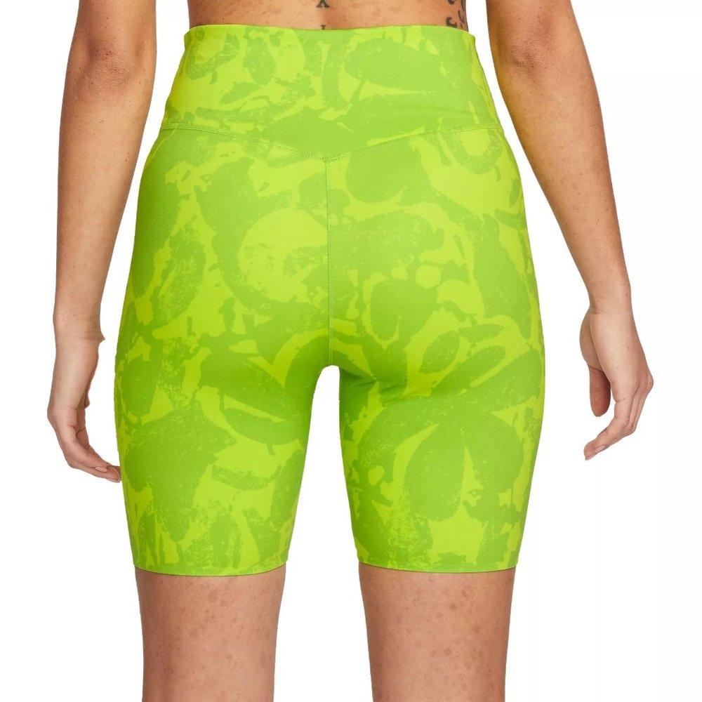 NWT Nike Women's One Luxe Icon Clash Mid-Rise Training Bike Shorts - Picture 3 of 5